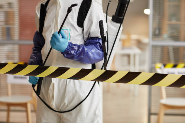 Professional Biohazard Cleanup technician working in Coral Springs, FL